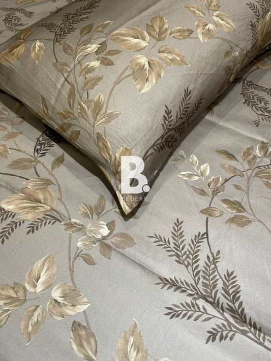 Taupe Vine Satin