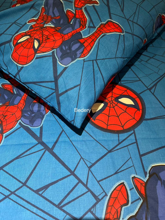 Spider-Man Blue Kids Bedsheet