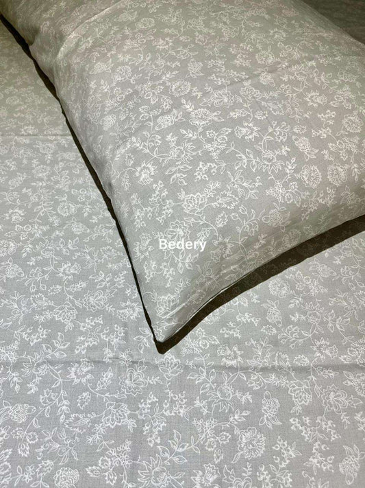 Misty Stripes Satin Bedsheet