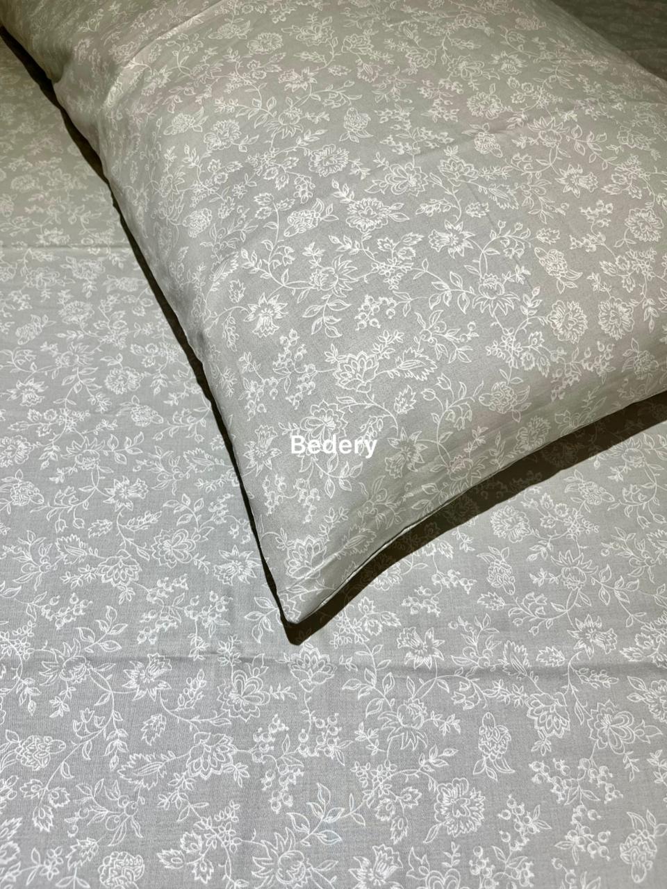 Misty Stripes Satin Bedsheet