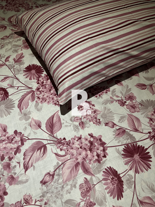 Mulberry Meadow( White & Pink Color )