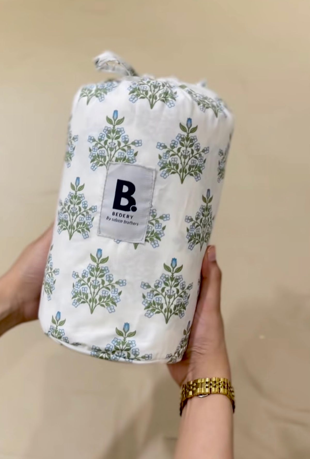 Sage Motif Percale