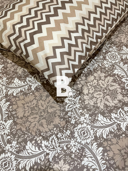 Beige Zigzag