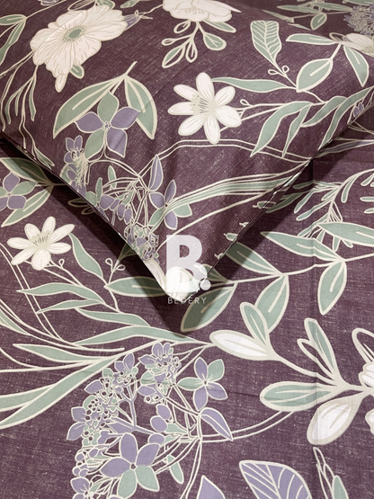 Plum Botanical Satin