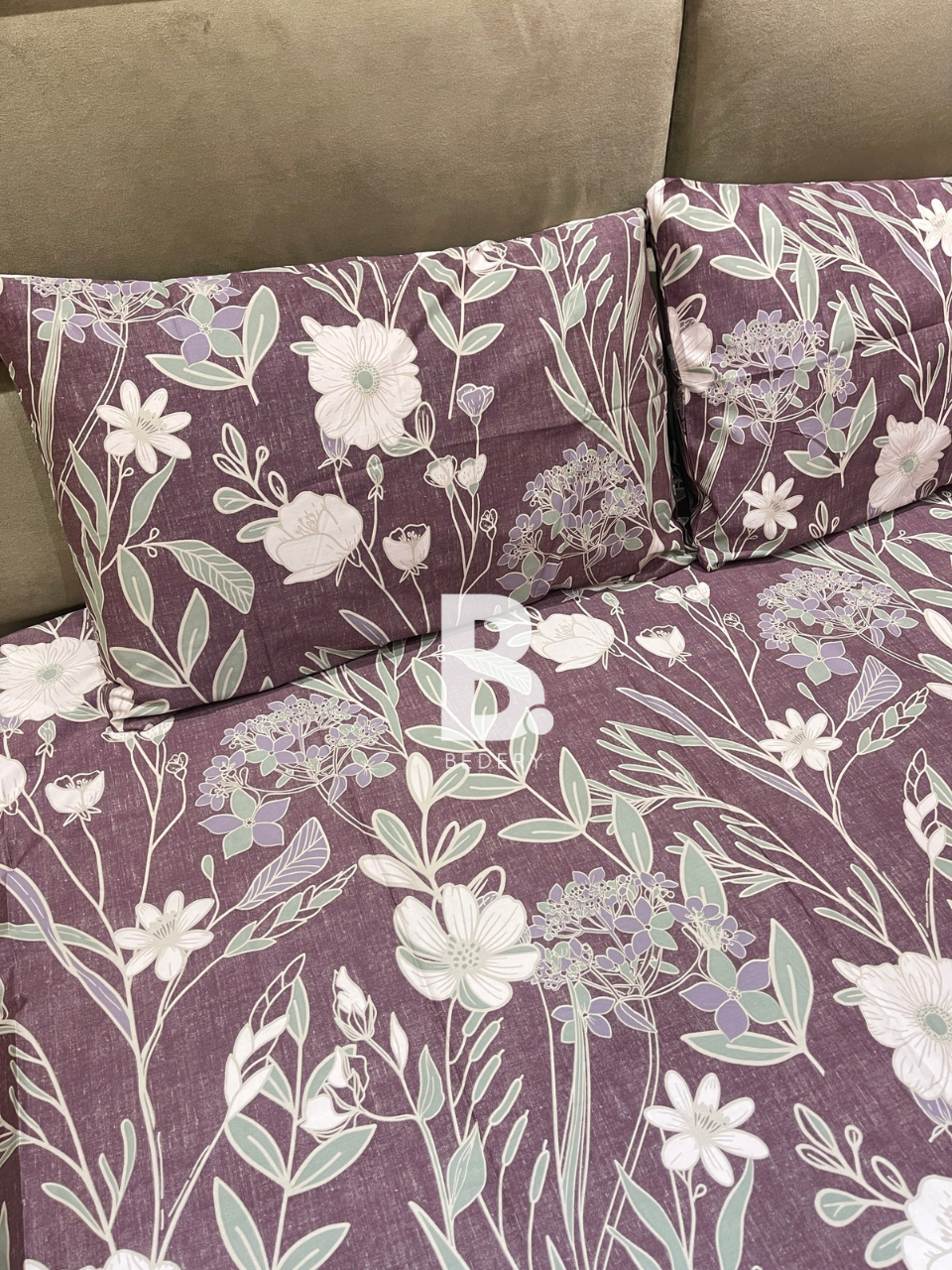 Plum Botanical Satin
