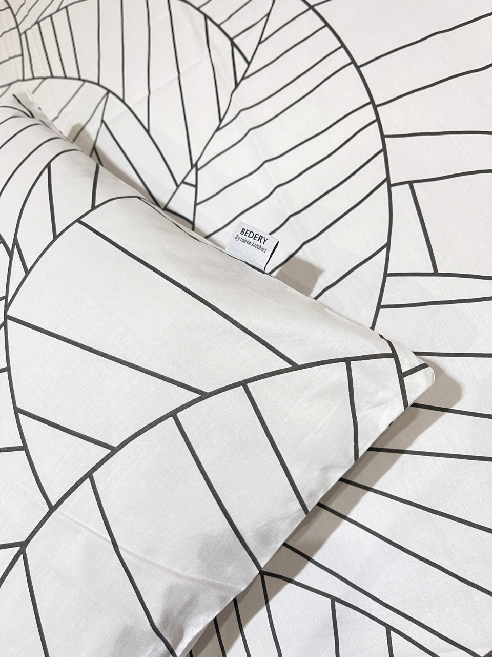 Linear Leaf Percale
