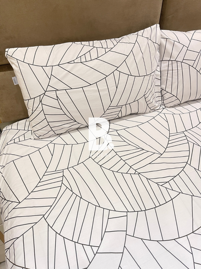 Linear Leaf Percale