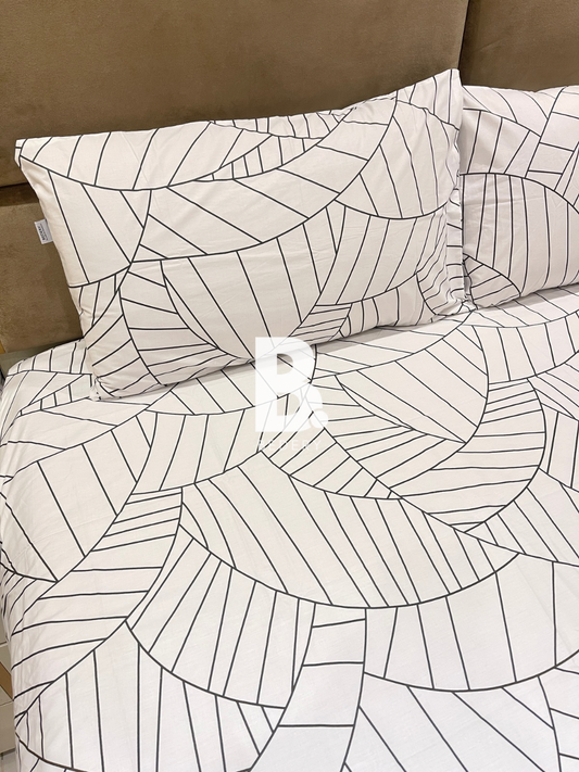 Linear Leaf Percale