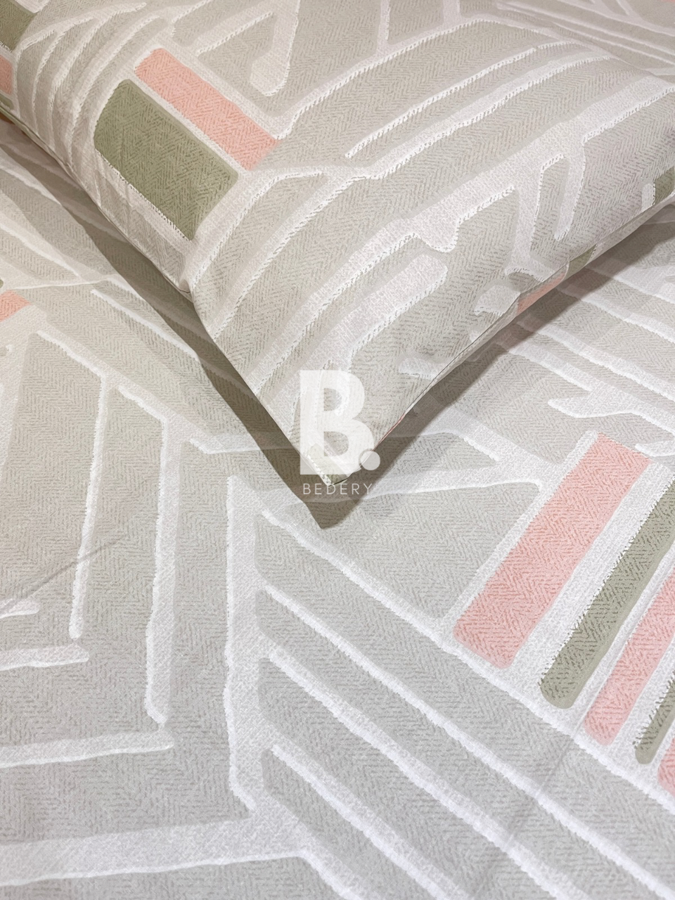 Pastel Geometric Percale