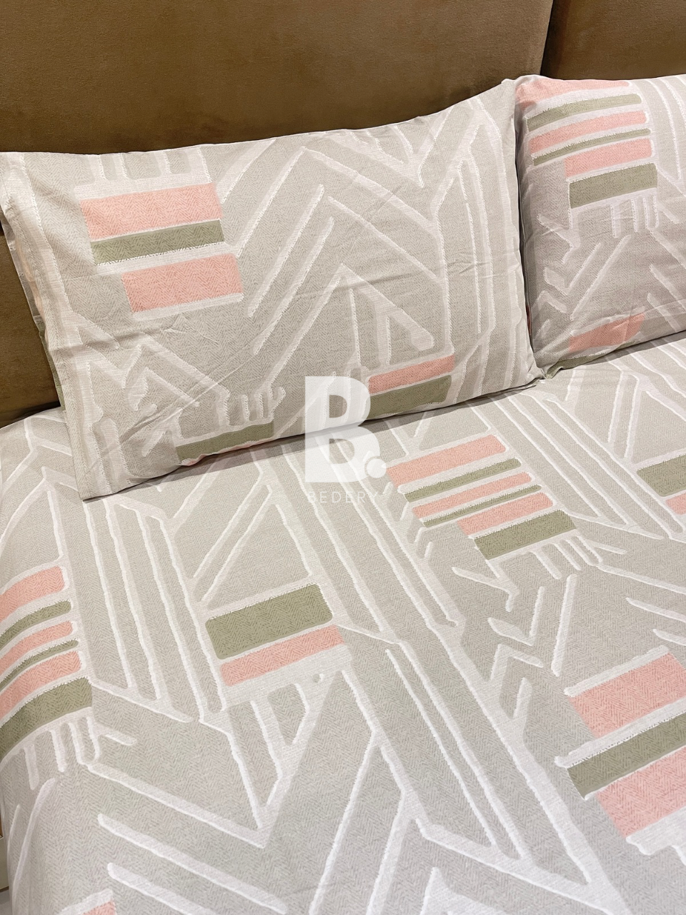 Pastel Geometric Percale
