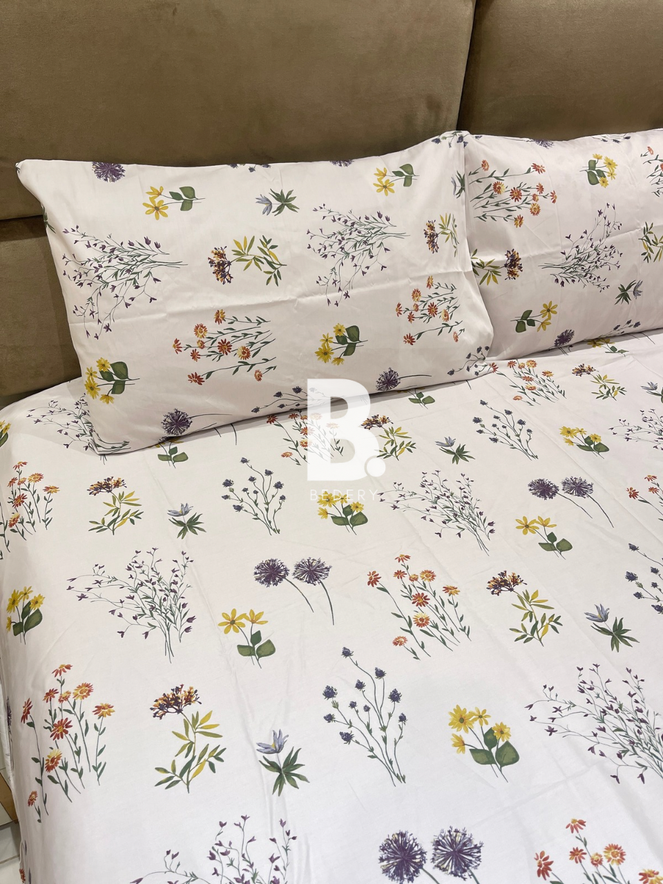 White Meadow Satin