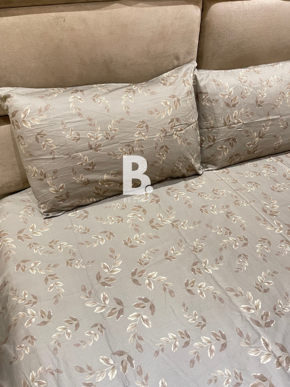 Mocha Leaf Satin