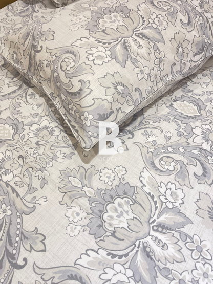 Ash Damask Satin