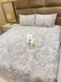 Ash Damask Satin