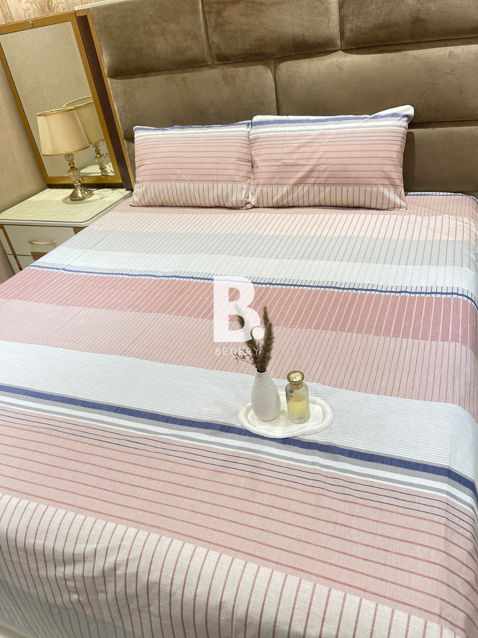 Pastel Stripe Percale