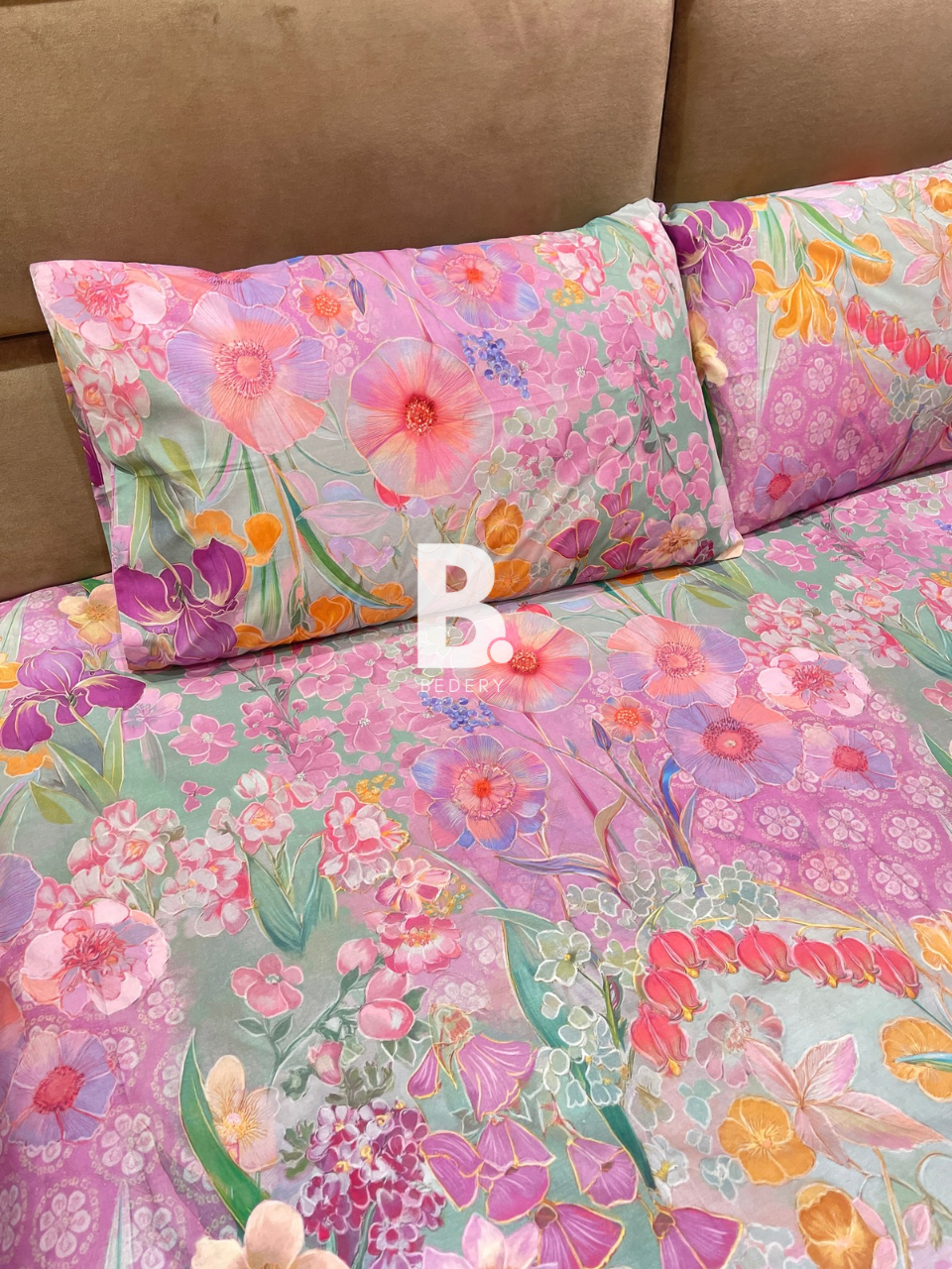 Pink Meadow Satin