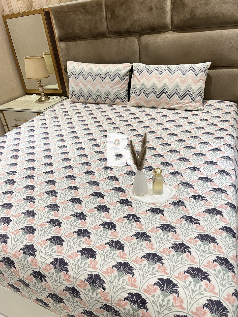 Peach Chevron