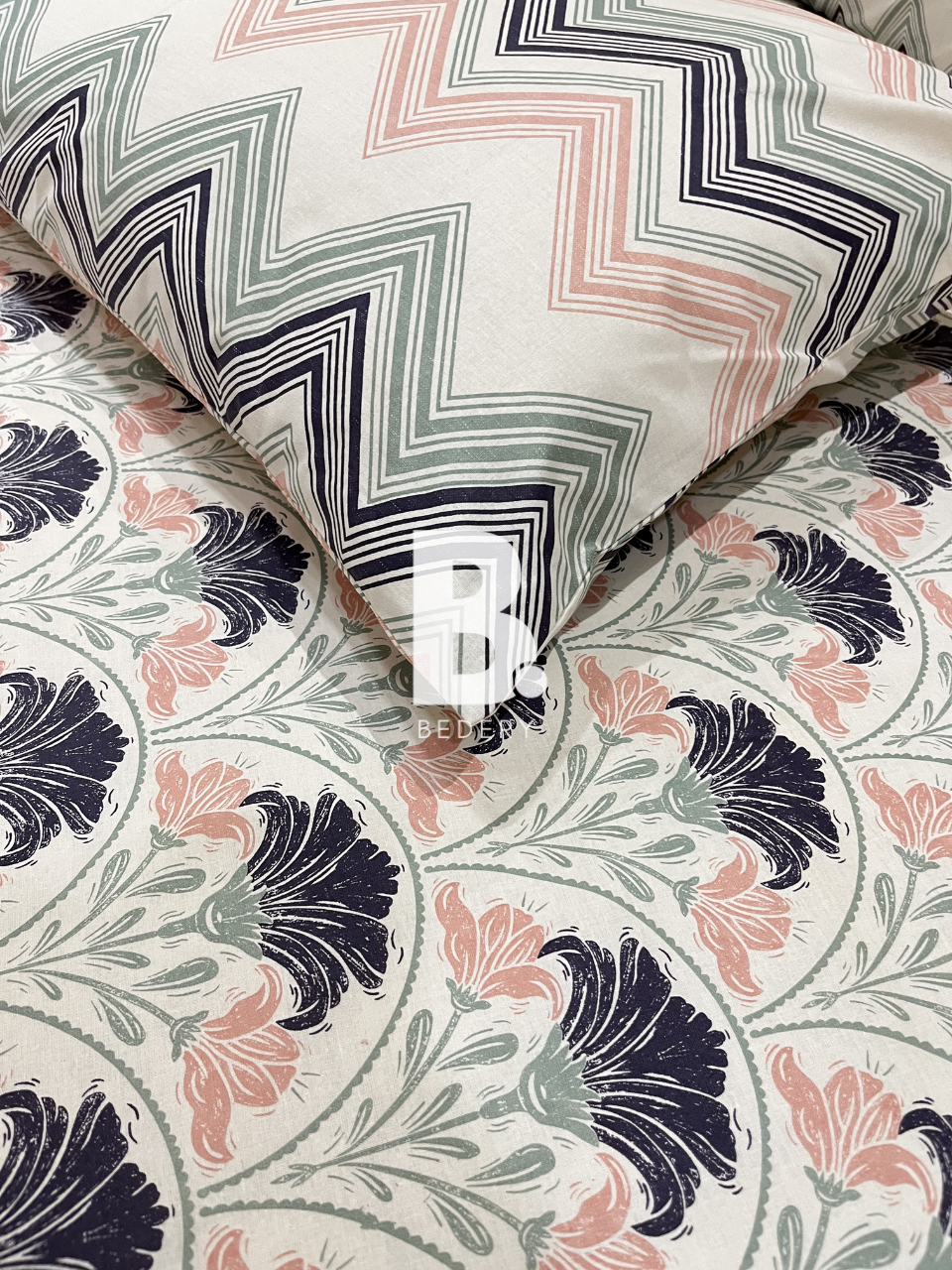 Peach Chevron