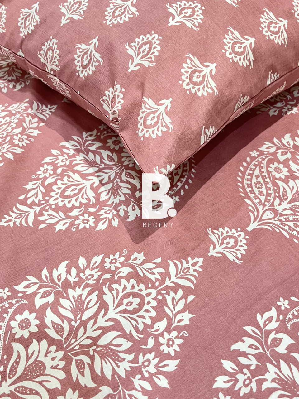 Tea-pink Blush Damask