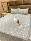 Mint Palms Percale