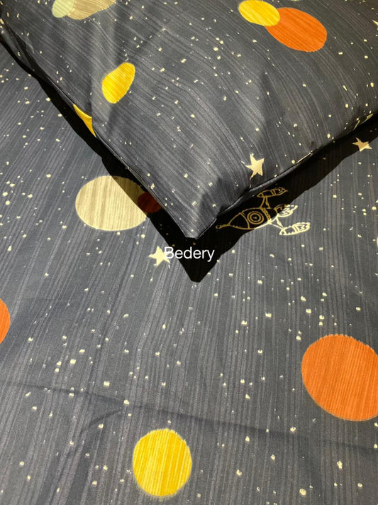 Galaxy Space Kids Bedsheet