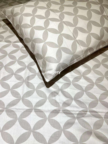 Silver Mist Satin Bedsheet