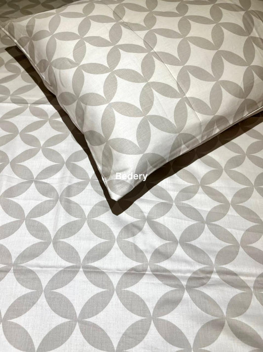 Silver Mist Satin Bedsheet