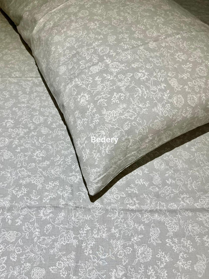 Misty Stripes Satin Bedsheet