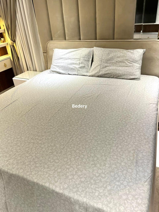 Misty Stripes Satin Bedsheet