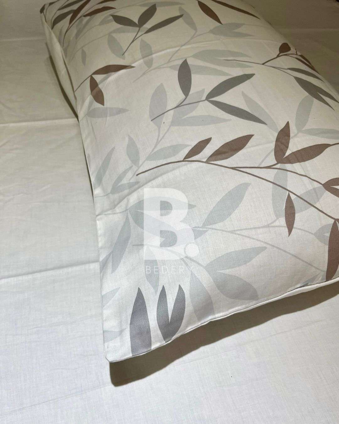 Calm Leaf White Bedsheet