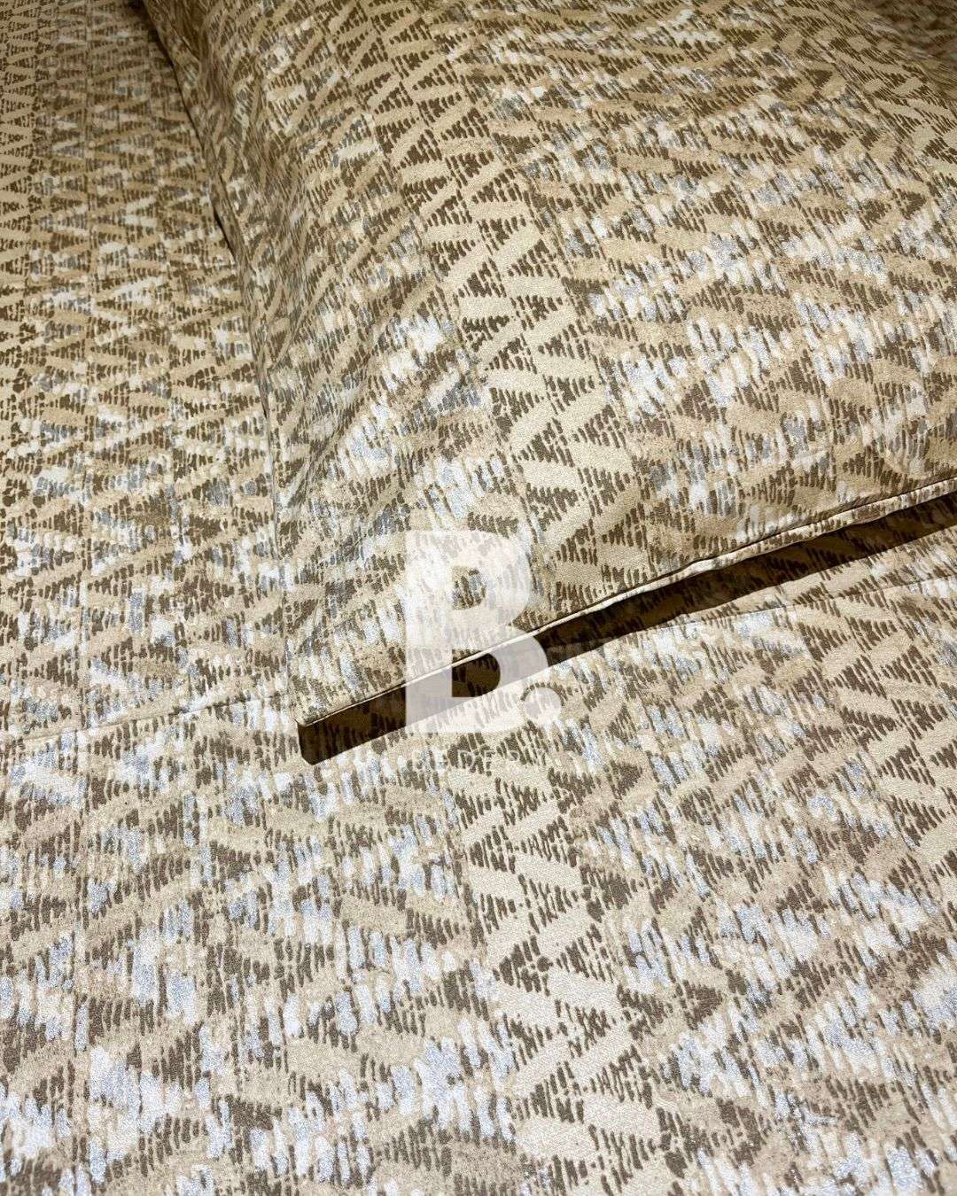 Sandstone Weave Satin Bedsheet