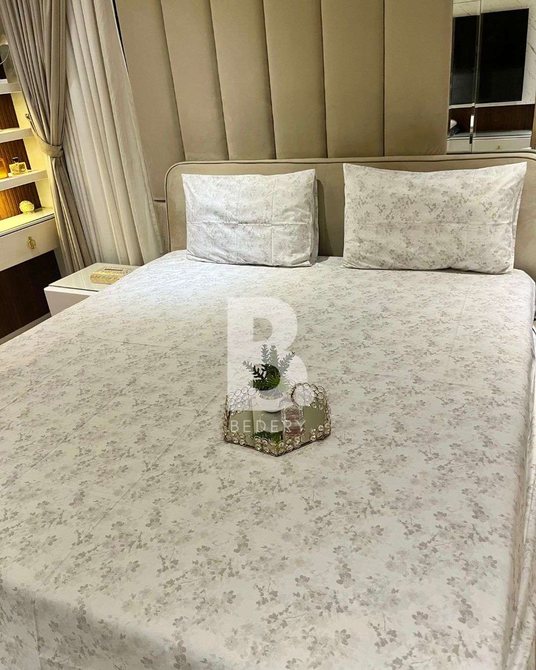Soft Petal Percale Cotton Bedsheet