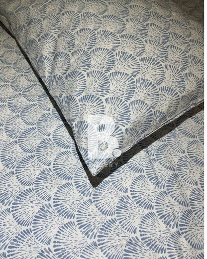 Silver Shell Percale Cotton Bedsheet