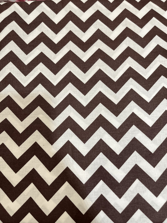 Wood-Brown Chevron