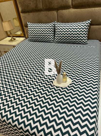Dark Green Chevron